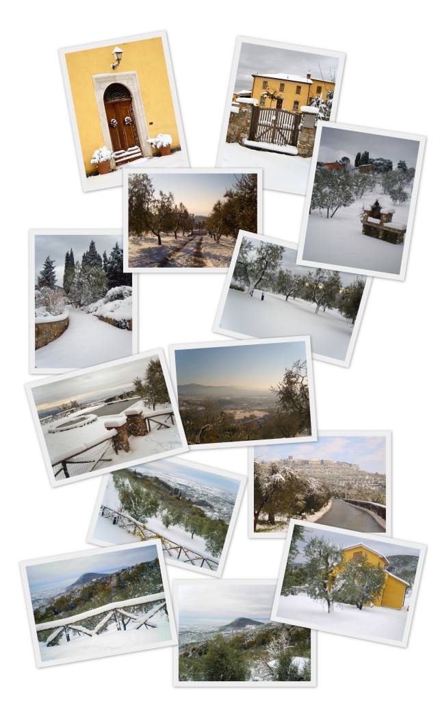 Snow collage