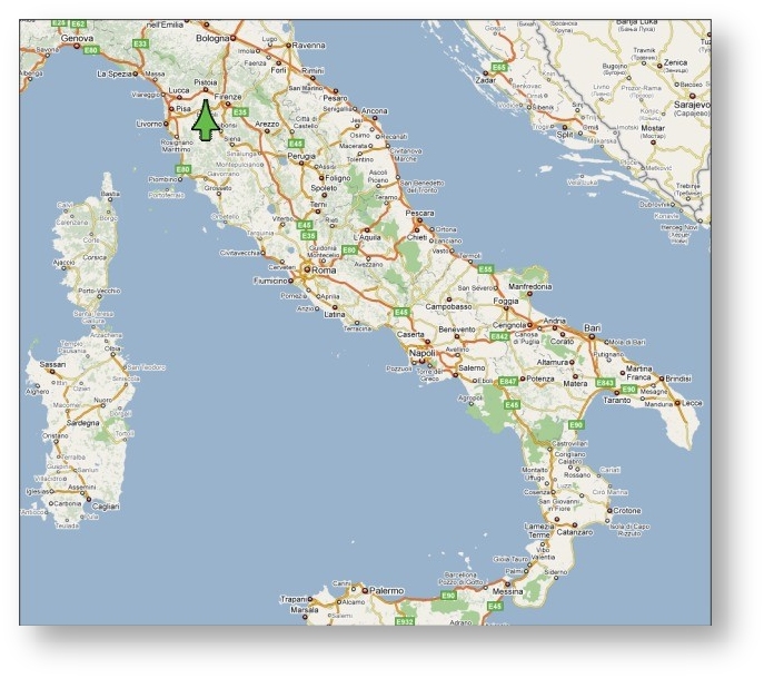 Map showing PSM's location